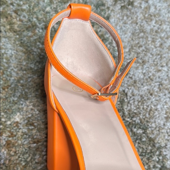 COASIS Women's Chunky Block Heels Open Toe Ankle Strap 3.5" Sandals 8.5 Worn 1X - Picture 12 of 14